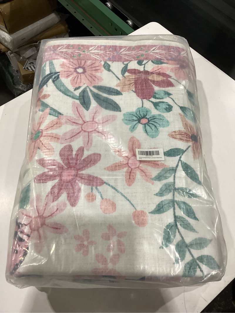 Condition photo showing New/Like New for area rugs 8x10 rugs for living room, machine washable pink pastel rugs for bedroom large area rug living room rug non slip rug carpet for dining nursery pastel pink 8'x10'