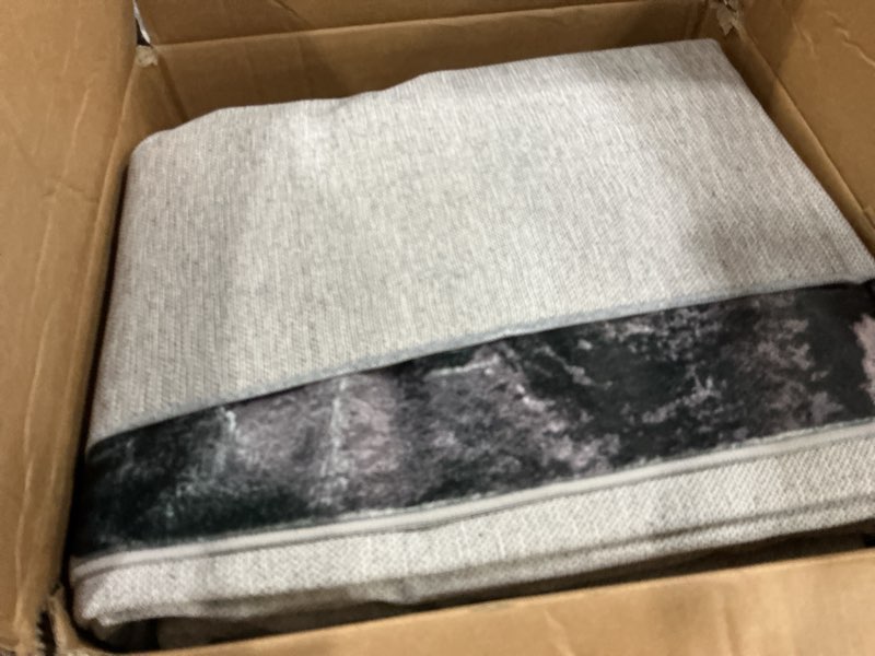Condition photo showing Good Condition for 9x12 area rugs for living room, modern abstract rug for bedroom, contemporary machine washable rug, large stain resistant carpet for dining room playroom nursery room, pet & kids friendly 9' x 12' (rectangular) black