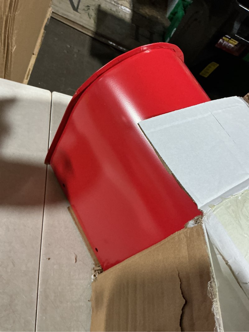 Condition photo showing Good Condition for Metal Mailboxes for Outside Post Mount, Galvanized Steel Standard Mail Box, 20 x 8.9 x 6.7 inches, Medium Compacity, Red Mailbox