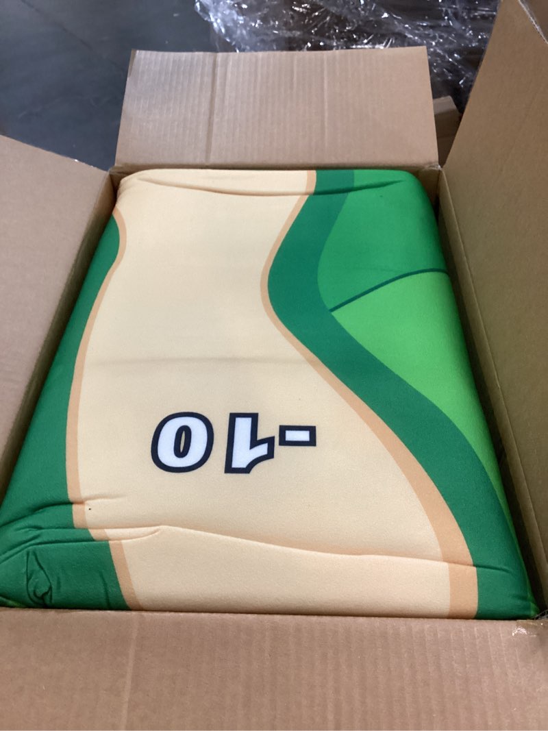 Condition photo showing Good Condition for Battle Golf Game Set Chipping Game Practice Mat Games for Backyard Fun and Swing Training, Golf Hitting Mat Play for Golf Parties and Kids Family Activities Outdoor Target Disk Pattern: 5A