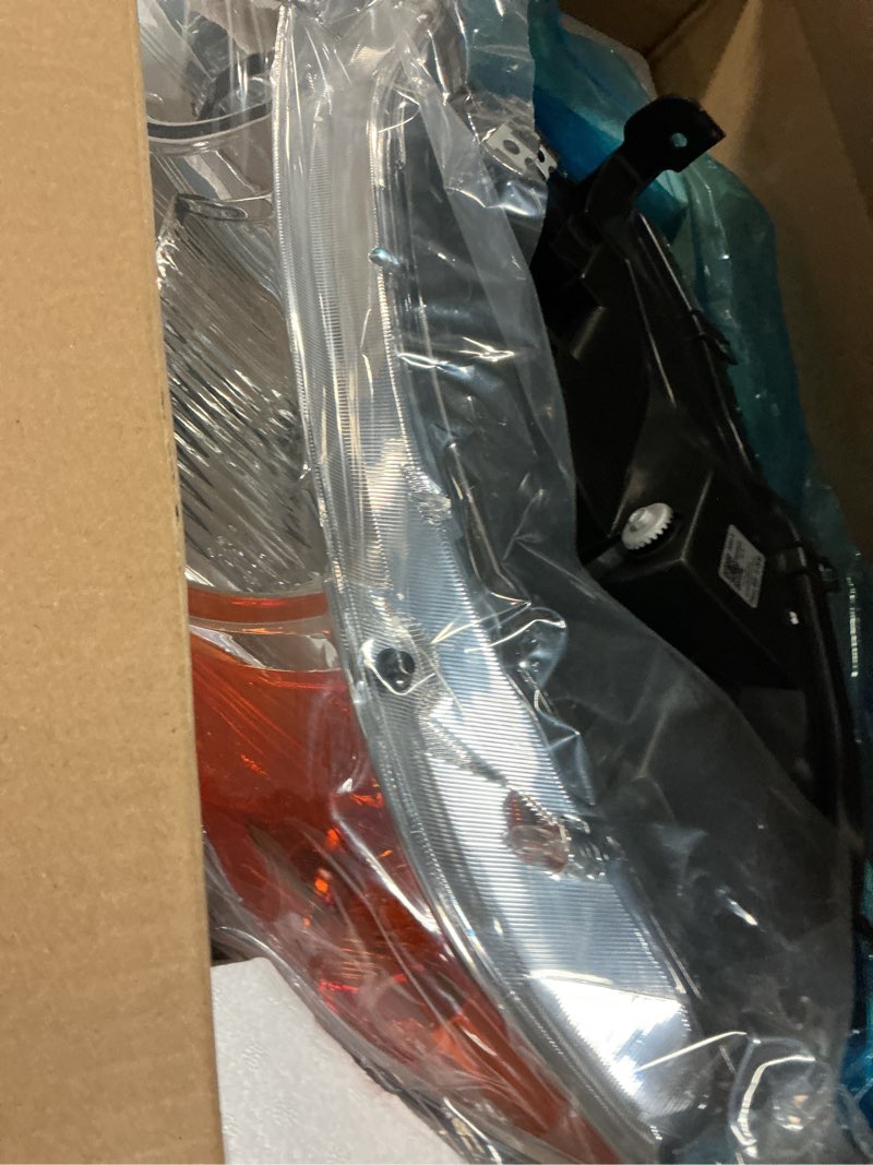 Condition photo showing Good Condition for as headlight assembly for 2006 2007 2008 2009 2010 2011 honda civic 2-door headlight with amber reflector headlamp replacement and good sealing with chrome housing 2006-2011 honda civic 2-door amber reflector chrome