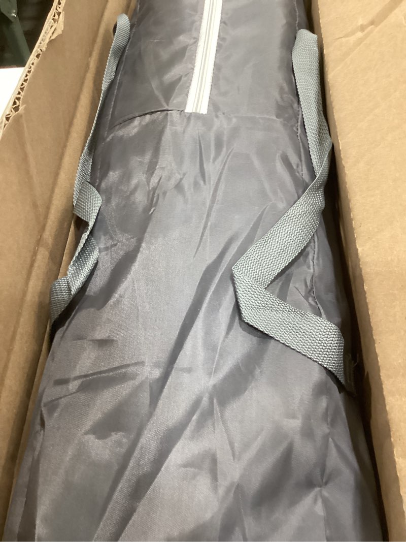 Condition photo showing As Is for Foldable Baby Playpen - 50"x50" Safety Play Yard for Babies & Toddlers - Indoor & Outdoor Use with Carry Bag - Collapsible, Portable Play Yard, Dark Gray Dark Grey Foldable 50"×50"