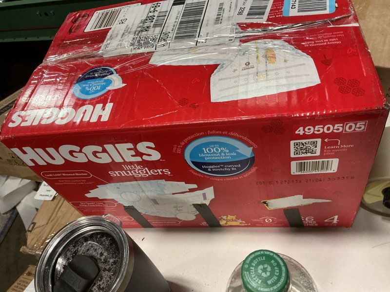 Condition photo showing Good Condition for Huggies Size 4 Diapers, Little Snugglers Baby Diapers, Size 4 (22-37 lbs), 66 Count, Packaging May Vary Size 4 66