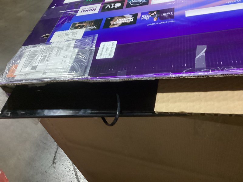 Condition photo showing As Is for Roku Smart TV – 40-Inch Select Series, 1080p Full HD TV – Roku TV with Voice Remote – Flat Screen LED Television with Wi-Fi for Streaming Live Local News, Sports, Family Entertainment
