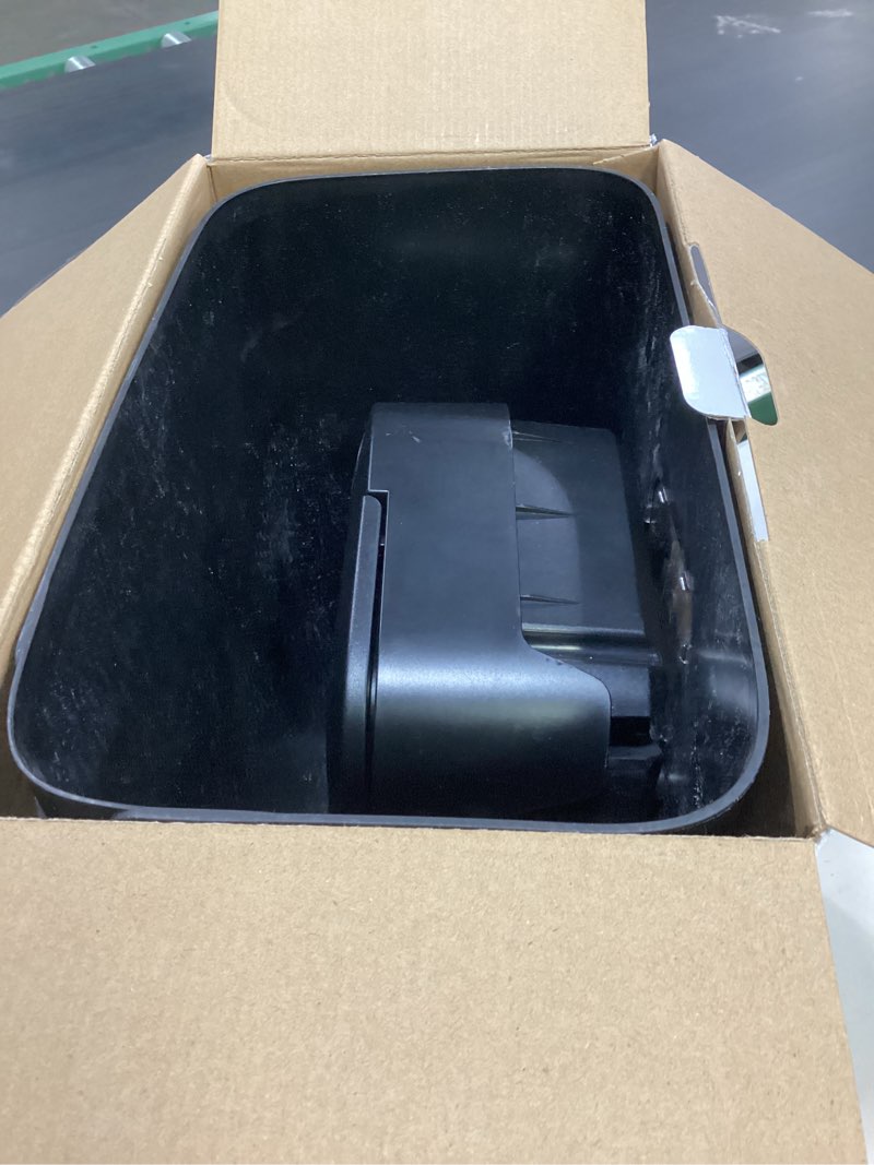 Condition photo showing As Is for pen+gear 12-sheet cross-cut paper/credit card shredder with 5.5 gallon bin, black, home & office use