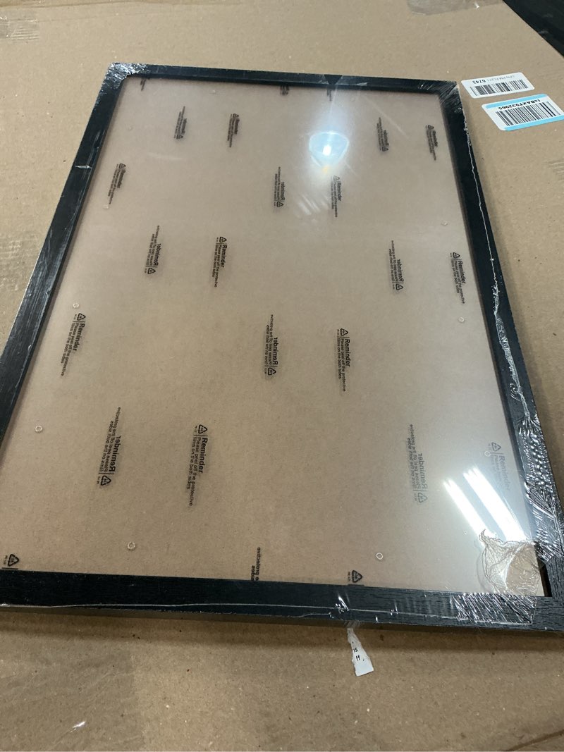 Condition photo showing New/Like New for a plus max 14x22 picture frame, black engineered wood frame for 14 x 22 inch picture poster photo, light weight 14 by 22 frame with wood-grain for wall - 1 pack/black/14 x22