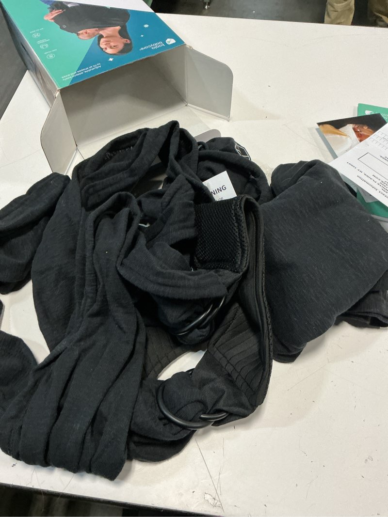 Condition photo showing Good Condition for Koala Babycare Baby Carrier Wrap, Easy to Wear As a T-Shirt - Original Baby Carrier Newborn to Toddler - Sling One Size Fits All - Baby Wraps Carrier Up to 22lbs Black