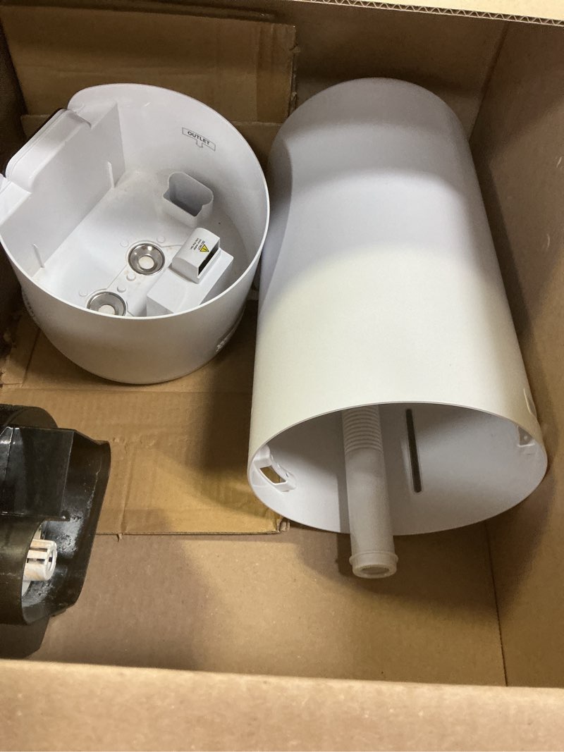 Condition photo showing As Is for Humidifier Large Room, 4.2 Gal/16L Large Humidifier for 1500 sq.ft, 360° Nozzles Cool Mist Ultrasonic, Top Fill Tower Humidifiers for Bedroom Office Plant wholehouse with Extension Tube, Night Light