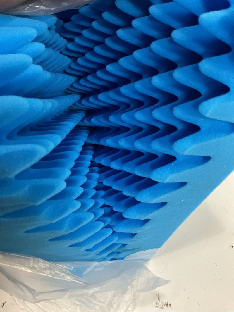 Condition photo showing Good Condition for geiserailie 2 pcs egg foam pad eggs chair cushion to relieve back foam seat cushion chair accessories pad for office recliner wheelchair home car (egg, blue) 18 x 16 x 4 inches egg-shaped blue 2