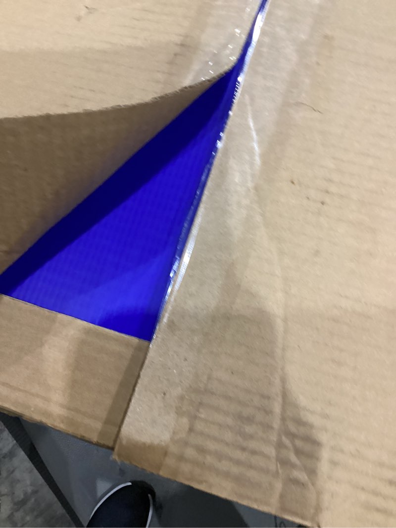 Condition photo showing Good Condition for corrugated plastic sheet for indoor and outdoor use - 4 mm thick poster board, 24x36 inches - pack of 3 blue plastic board sheets - waterproof coroplast sheets and lightweight blank