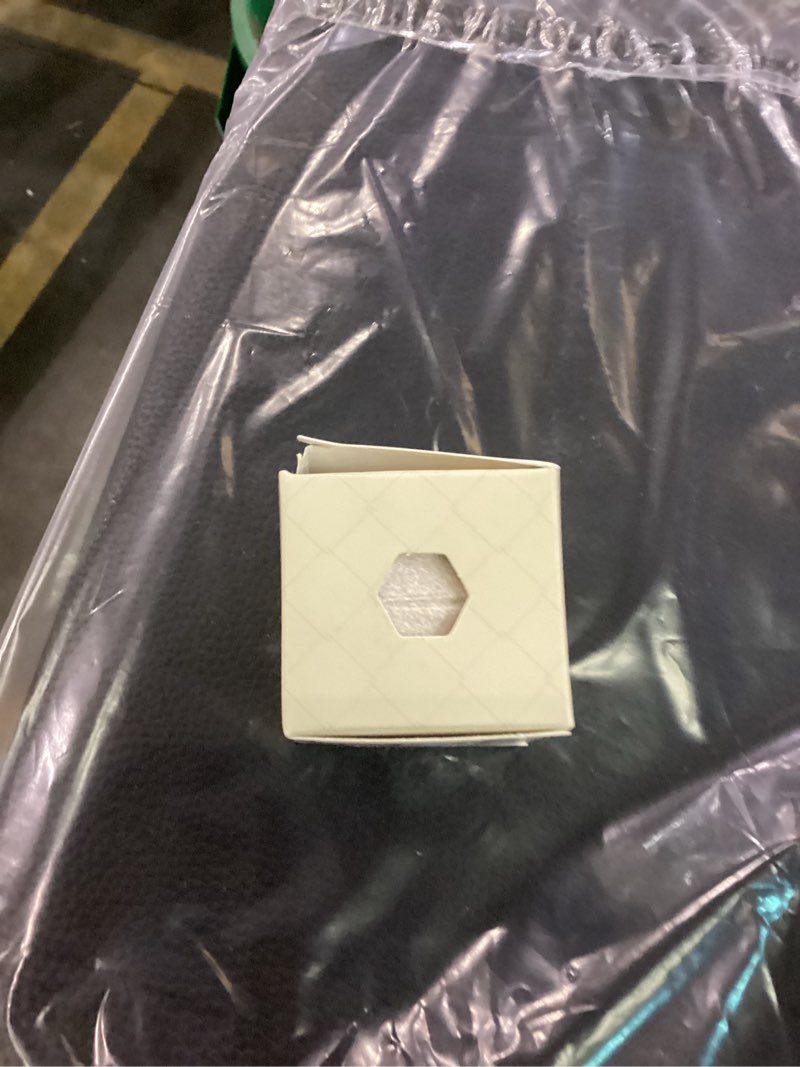 Condition photo showing Good Condition for Etercycle Velvet Jewelry Ring Box, Hexagon Premium Gorgeous Vintage Double Ring Gift Box with Detachable Lid for Proposal Engagement Wedding Ceremony(Beige)