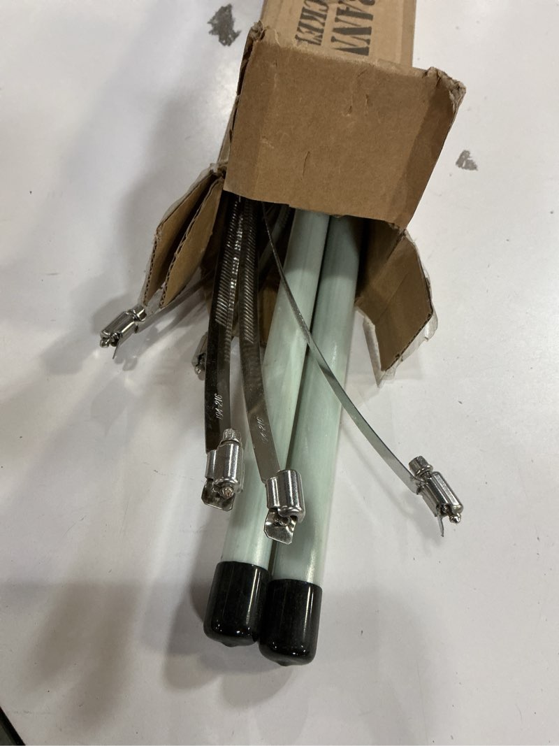 Condition photo showing Good Condition for Anley Street Light Pole Banner Mounting Bracket Kit for 30" Wide Banners - Outdoor Weather Proof Support - Quick Installation Perfect for Promoting Events, Business, Advertisement