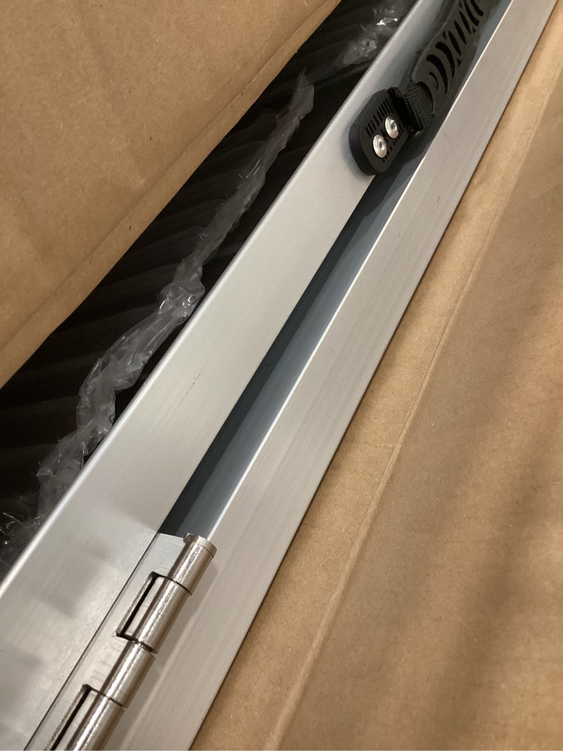 Condition photo showing New/Like New for Protable Wheelchair ramp 4FT,Non-Slip Folding Aluminum Handicap Ramps,Threshold Ramps for Home,Holds up to 800lbs,Wheelchair ramp for Steps (4FT(Useing Height 4-12inch))