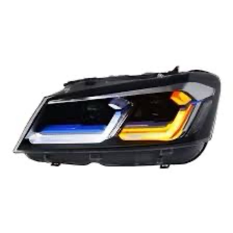 Car Lights Compatible for BMW X3 F25 LED Headlight 2010-2013 X3 F25 Head Lamp Drl Projector Lens Automotive(Style B)