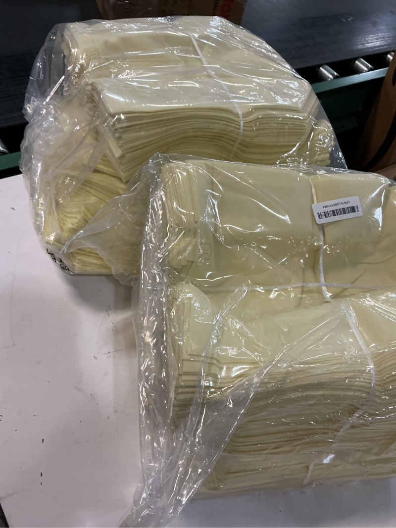 Condition photo showing New/Like New for Windyun Reusable Grocery Bags Large Non Woven Shopping Bags with Handles Foldable Portable Tote Bulk, 12.6 x 11.8 x 6.3 Inch Beige 200