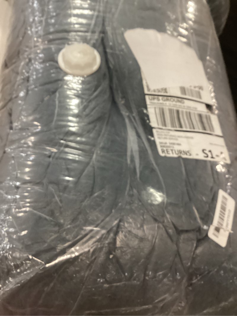 Condition photo showing New/Like New for pregnancy pillow, full body 57 inch maternity pillow with removable washable cover - sleep support for legs, back, neck, shoulder, hips, belly for pregnent women, black grey velvet cover black-grey velvet