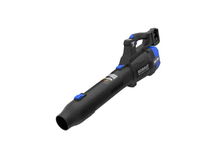 kobalt 48-volt 600-cfm 150-mph battery handheld leaf blower battery not included charger not included