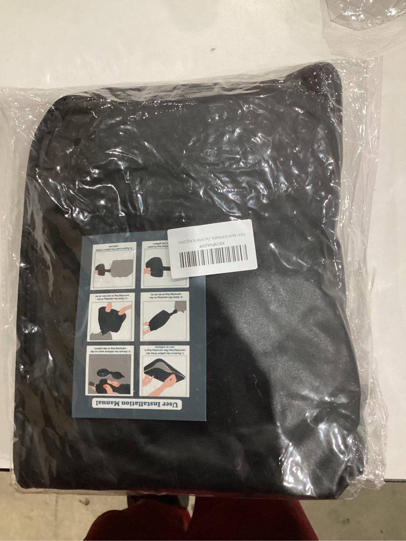 Condition photo showing New/Like New for Inflatable Car Seat Foot Rest for Airplane or Toddler Bed for Air Plane (with Fast Inflating Bag) (Beige)