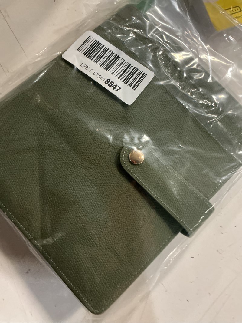 Condition photo showing Good Condition for beautiful photo album for 2x3 in polaroid photos - safely holds your 300+ pictures of unique memories - the perfect instax mini compatible photo book to store pictures or trading collection cards sage