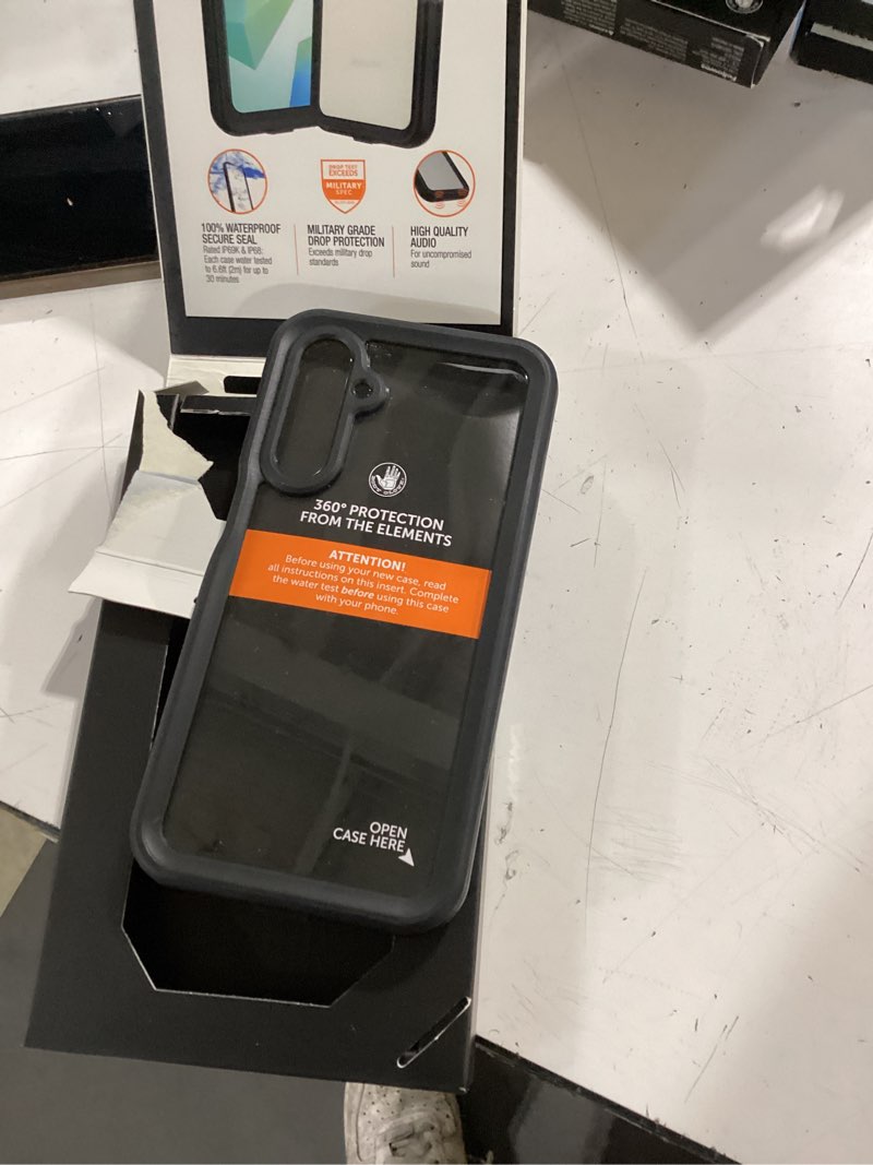 Condition photo showing Good Condition for body glove waterproof tidal phone case for samsung galaxy a16 5g - black/clear