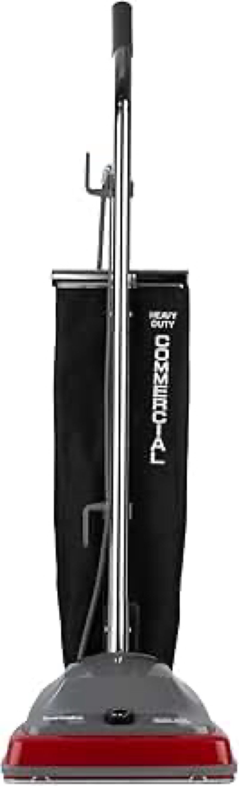 sanitaire sc679k tradition upright commercial bagged vacuum, red