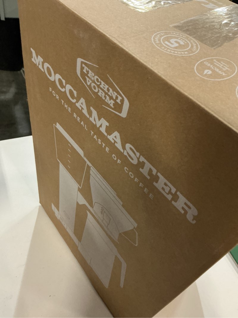 Condition photo showing As Is for Technivorm Moccamaster 79112 KBT Coffee Brewer, 40 oz, Polished Silver