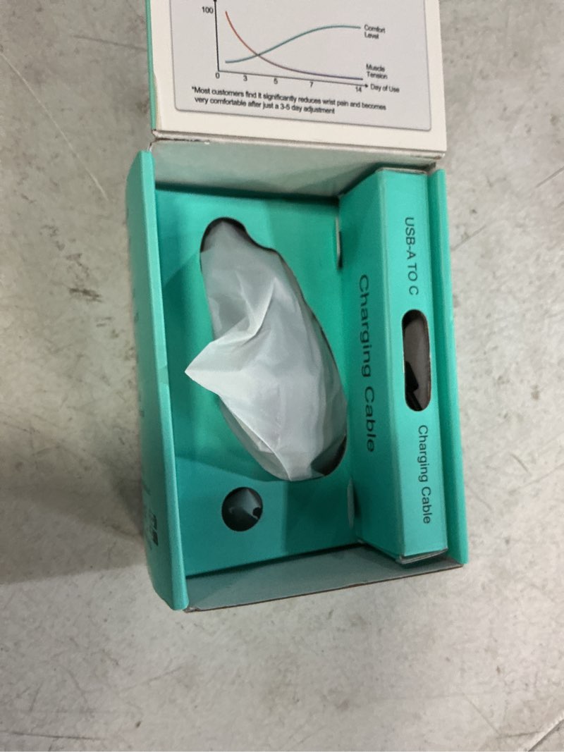 Condition photo showing New/Like New for lekvey ergonomic mouse, rechargeable 2.4g usb vertical wireless mouse | plug & play, long battery life, with 1.5m type-c charging cable, quiet clicks, 1000/1200/1600 dpi, for laptop, pc, mac, black