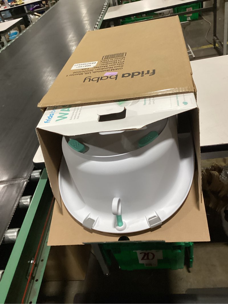 Condition photo showing New/Like New for frida baby 4-in-1 grow-with-me bath tub & control the flow rinser cup bath time kit
