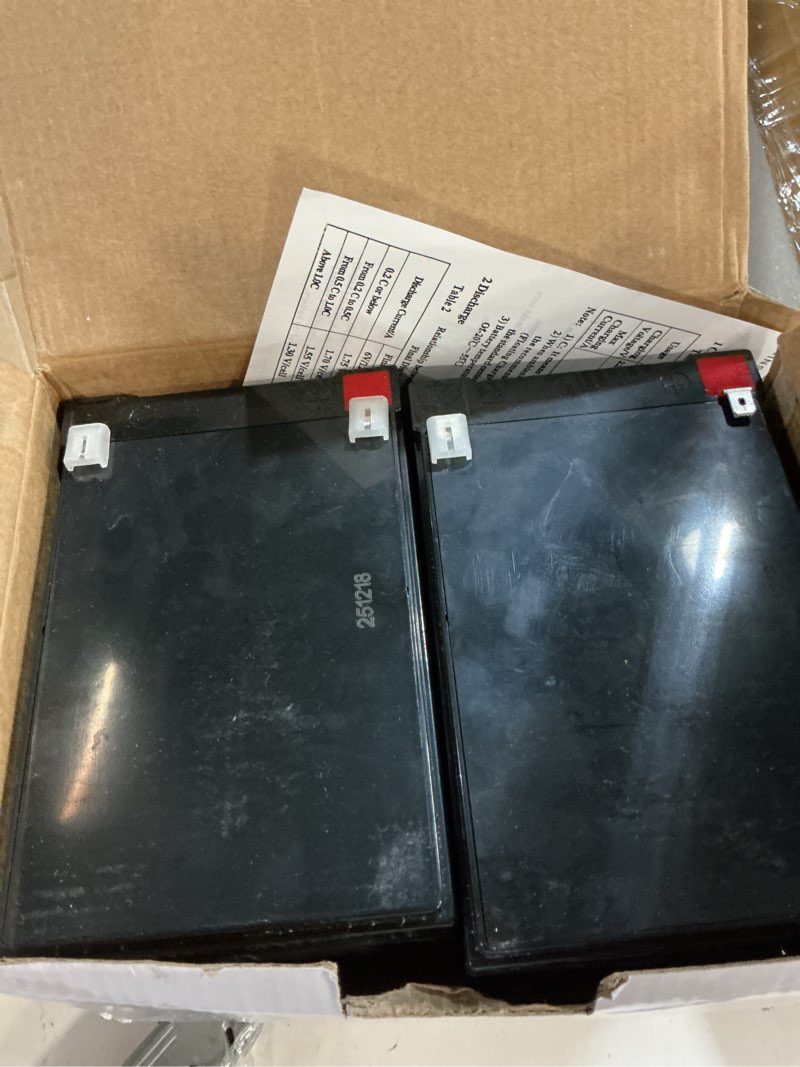 Condition photo showing New/Like New for miady 12v 12ah rechargeable sealed lead acid battery (12a-2 packs)