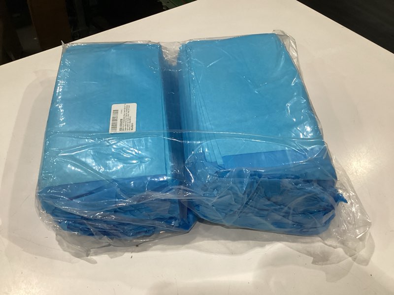 Condition photo showing Good Condition for med pride disposable chux pads 23in x 36in, super absorbent bed pads for incontinence, underpads for adults, kids, pets (50 count (pack of 1) blue/white)