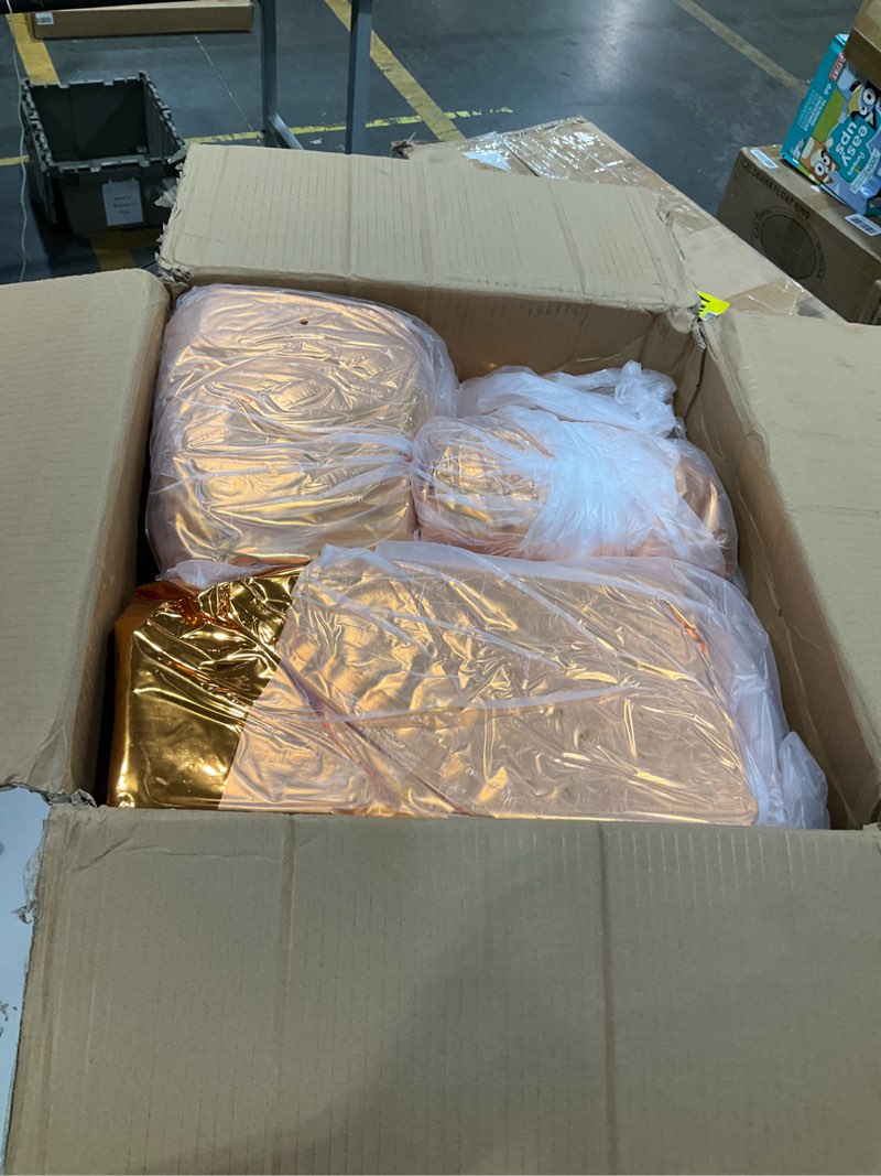 Condition photo showing Good Condition for inflatable mirror ball set, 6pcs gold | reusable, reflective disco ball spheres, with pump, for party decor, events, pool, wedding, photo props gold 6pcs+pump