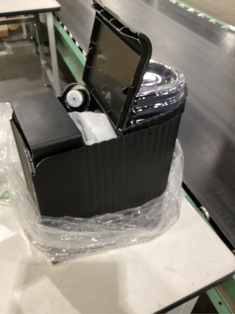 Condition photo showing New/Like New for Gravity Cat Feeder and Water Dispenser with 304 Stainless Steel Bowls, 2 in 1 Automatic Cat Feeder with 180 Degree Rotatable Water Bowl, Large Capacity for Puppy Kitten Rabbits, Black 4L Black