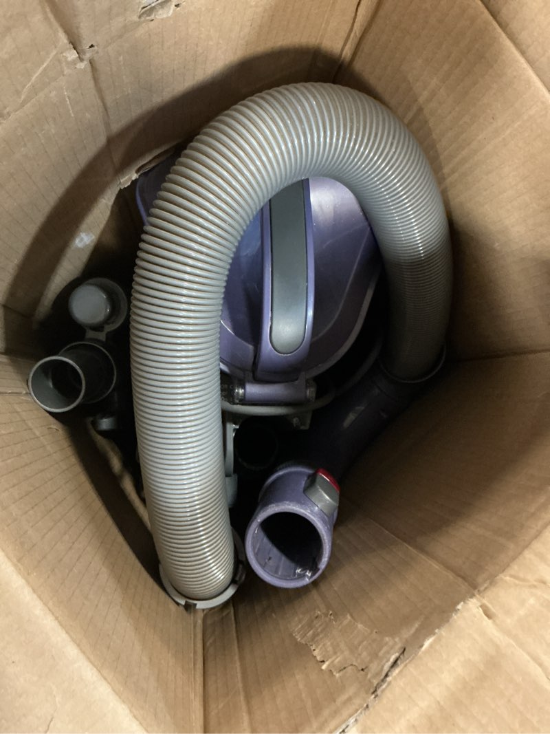 Condition photo showing As Is for Shark NV352 Navigator Lift Away Upright Vacuum, Hepa Filter, Anti-Allergen Technology, Swivel Steering, Ideal for Carpet, Stairs, & Bare Floors, with Wide Upholstery & Crevice Tools, Lavender Navigator (Lavender)