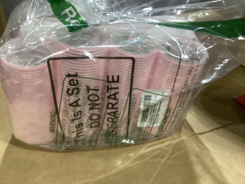 Condition photo showing Good Condition for WILLBOND 8 Pcs Long Hair Rollers for Bangs Aluminum Core Curlers Thermal 4.7 x 2 Inch Self Grip Roller for Long and Medium Jumbo Hair Women Hairstyle (Pink) 4.7 x 2 Inch Pink