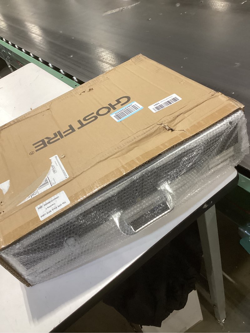 Condition photo showing New/Like New for GHOSTFIRE Guitar Multi Effect Pedal Case 21.6x12.4x4.2in ?with Pedal Mounting Tape Fastener?Sturdy Locking Aluminum ?T series T-EC10