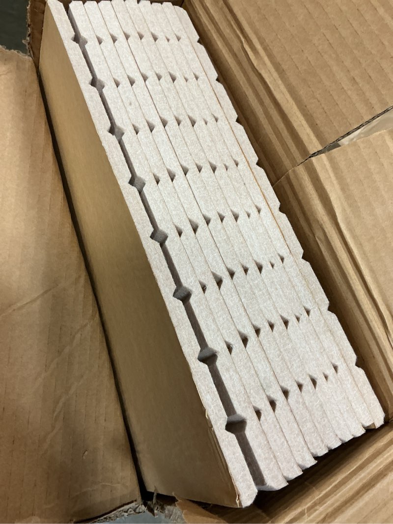 Condition photo showing Good Condition for art3dwallpanels 10 pack acoustic panels, 48" x 12" x 0.35" soundproof wall panels, self adhesive high density sound absorbing acoustic treatment for recording studio, office, camel 10 pack 12''x48'' camel