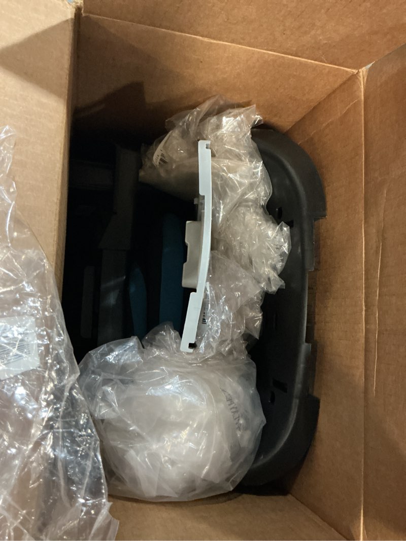 Condition photo showing As Is for cosco kids pronto trend belt-positioning toddler booster car seat, spindrift  