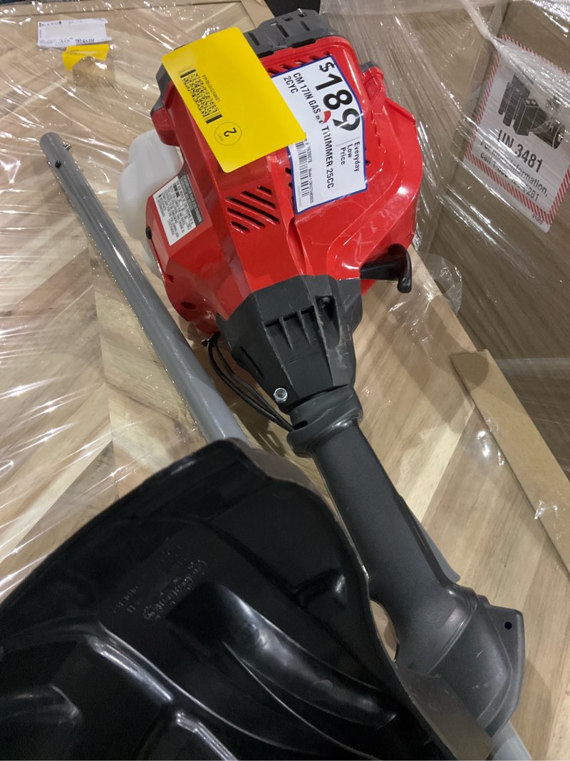 Condition photo showing As Is for craftsman ws2200 25-cc 2-cycle 17-in straight shaft attachment capable gas string trimmer