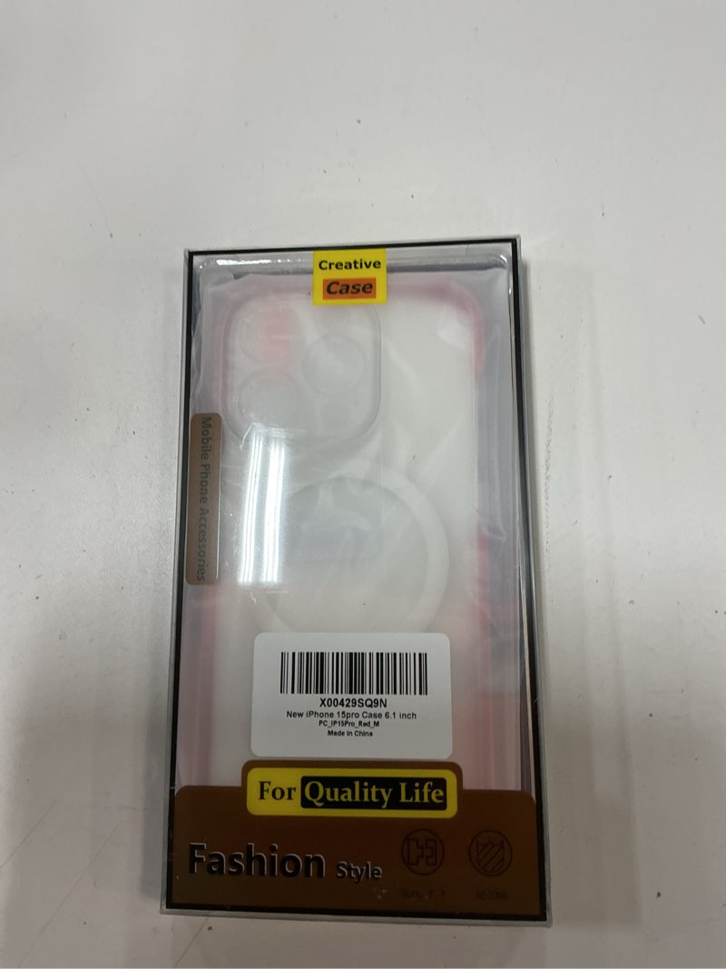 COOLQO Magnetic for iPhone 15 Pro Case with Screen Protectors, Compatible with MagSafe, Military Gra