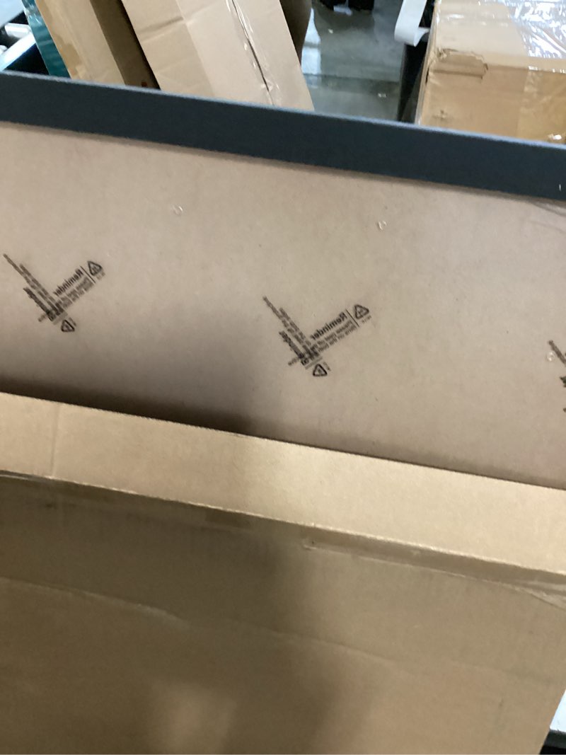 Condition photo showing New/Like New for Engineered Wood 30x40 Frame, Black Picture Frame for 30 x 40 Inch Poster Puzzle Photo, Light Weight 30 by 40 Poster Frame with Wood-grain for Wall - 1 Pack/Black/30 x40 1 30x40