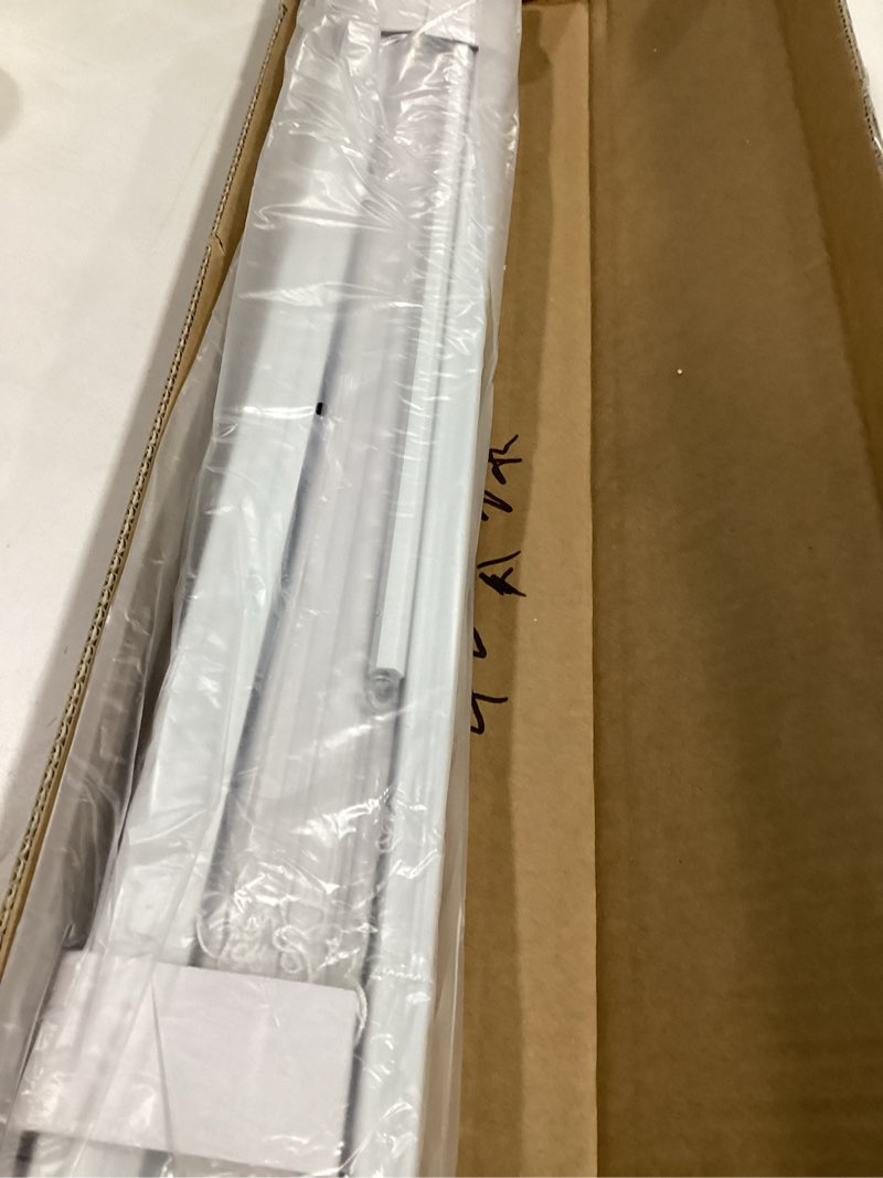 Condition photo showing Good Condition for 100% privacy l-shaped blades mini blinds for indoor windows 1" vinyl cordless window blinds for home, 24" w × 36" h - white white 24" w × 36" h