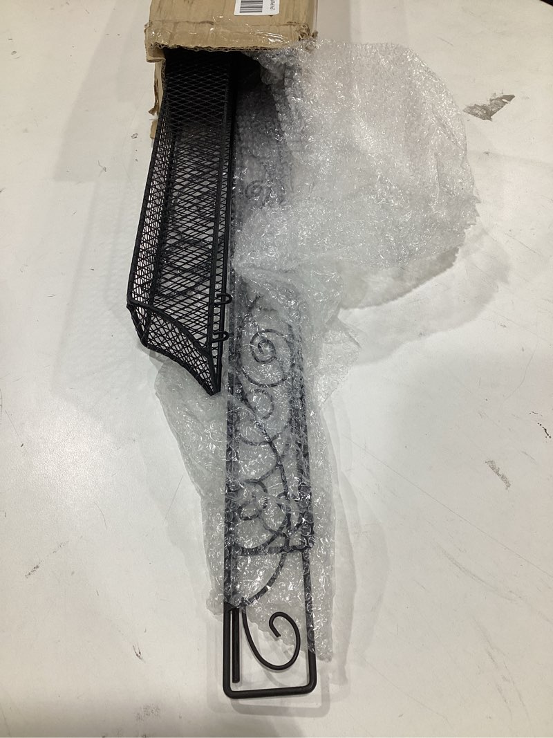 Condition photo showing New/Like New for Zonon Metal Calendar Holder for Wall 18 x 32 Inches Wrought Iron Calendar Frame with Basket Vertical Poster Hanger for Canvas Artwork Diamond Painting(Flower)