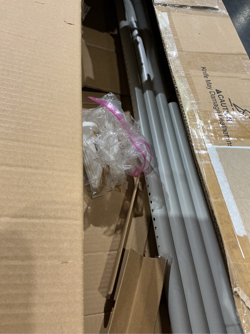 Condition photo showing As Is for curtain rod bracket  only 51-145 inches and 51-165 inches tension rod accessories include one tension rod bracket, other size tension rods do not include tension rod brackets.