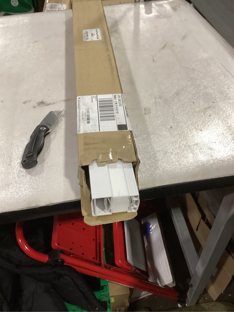 Condition photo showing Good Condition for BlindsAvenue Cellular Honeycomb Cordless Polyester Shade, 9/16" Single Cell, Light Filtering, White, Size: 23" W x 48" H White 23"W x 48"H