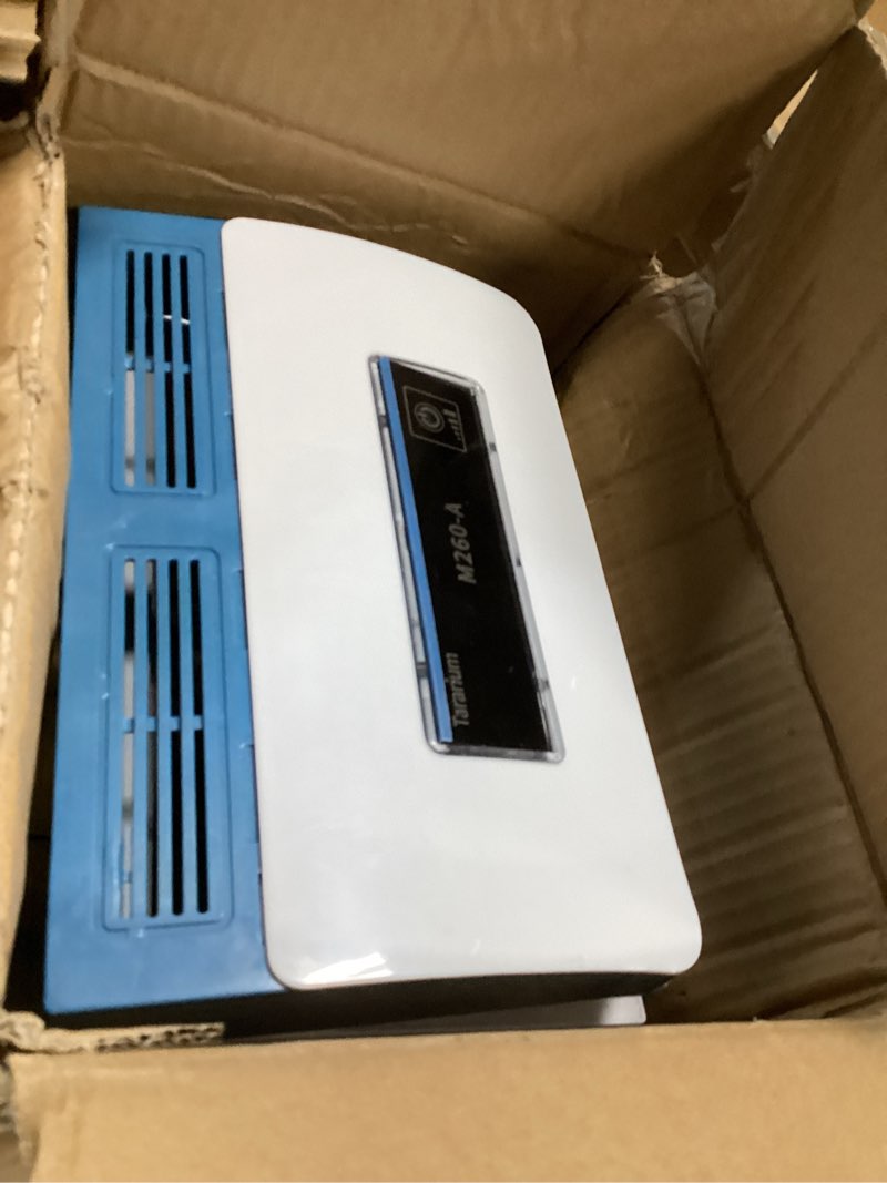 Condition photo showing As Is for Small Fish Tank 2 Gallon Glass Aquarium Starter Kits Self Cleaning w/Colorful LED Light for Betta Shrimp Guppy Jellyfish Goldfish Beta,Room Decor Desktop, Gifts 2 Gallon Fish Tank Clear