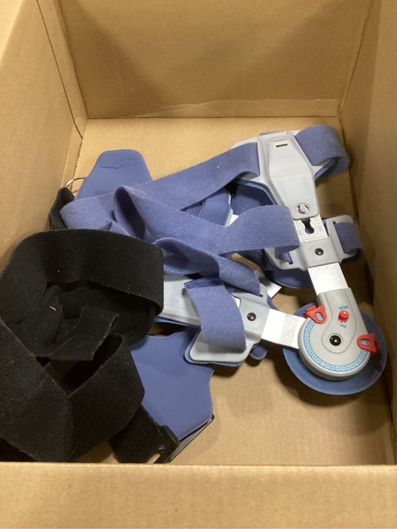 Condition photo showing As Is for KD Hinged ROM Knee Brace: Post-Op Knee Brace for ACL, MCL, PCL & Arthritis Recovery, Universal Fit for Left/Right Leg