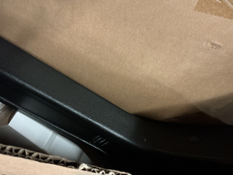 Condition photo showing New/Like New for excello global products swinging changable message sidewalk sign: 37" x 36" sign with 792 pre-cut double sided letters and storage box. includes black sign board & 4 liquid chalkboard & letter board white 37" x 36"