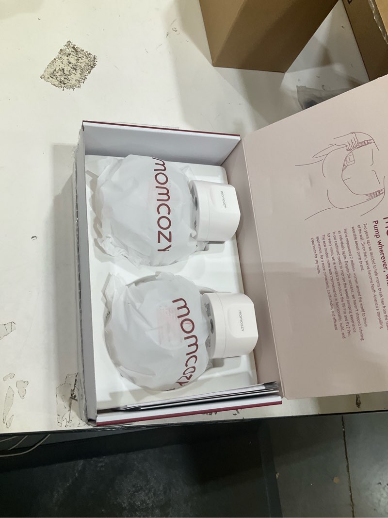Condition photo showing Good Condition for momcozy hands-free breast pump s12 pro, 2 pack, snow color