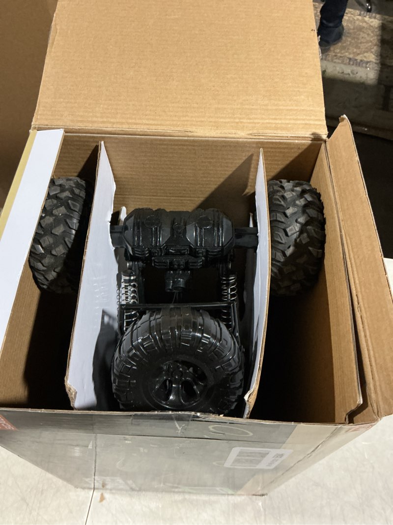 Condition photo showing Good Condition for RC Cars Remote Control Car 1:12 Off Road Truck, Metal Shell LED Headlights Offroad Monster RC Truck, 4x4 All Terrain Hobby RC Cars Toys for Boys Kids Adults Gifts 8-12 Black