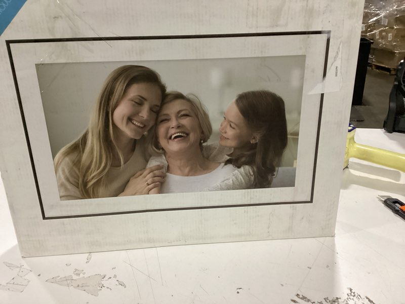 Condition photo showing As Is for dragon touch 15.6 inch large digital picture frame - wifi digital photo frame with 32gb storage, fhd 1080p touch screen, auto-rotate, share photos/videos instantly via free app best gifts for mom